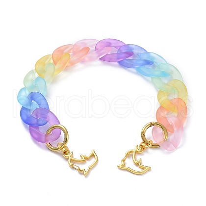 Transparent Acrylic Chains Bag Handles AJEW-BA00036-1