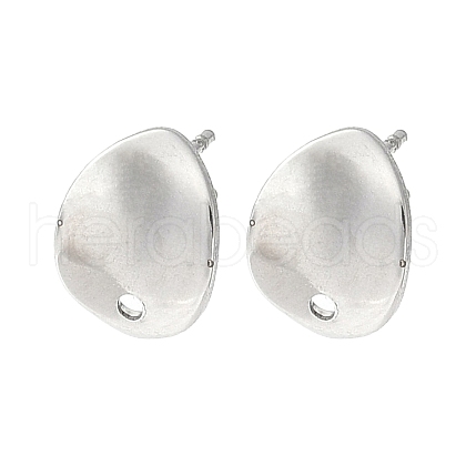 304 Stainless Steel Stud Earring Findings STAS-Z127-01P-1