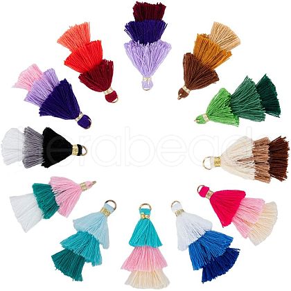 Cotton Thread Tassel Pendant Decorations FIND-NB0001-07-1