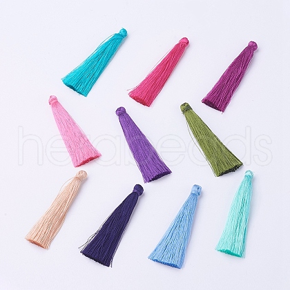Nylon Tassel Big Pendants OCOR-J008-03-1
