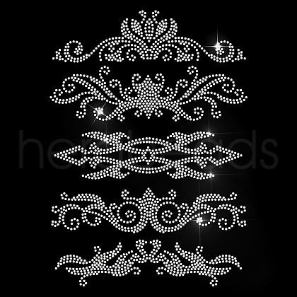 Glass Hotfix Rhinestone DIY-WH0303-301-1