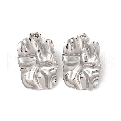 304 Stainless Steel Stud Earrings for Women EJEW-L272-030P-03-1