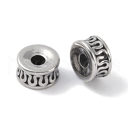 316 Surgical Stainless Steel Spacer Beads STAS-P362-18AS-1