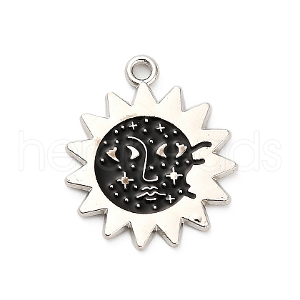 Alloy Enamel Pendants FIND-V001-02P-01-1