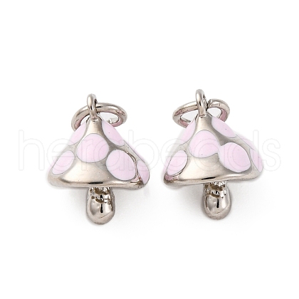 Brass Enamel Charms ZIRC-P067-04P-NR-1