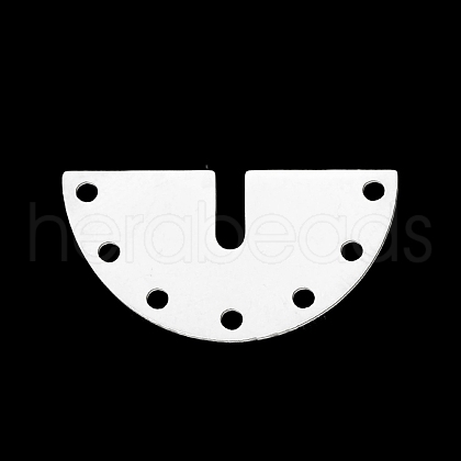 Tarnish Resistant 201 Stainless Steel Chandelier Component Links STAS-S105-LA391-1-1