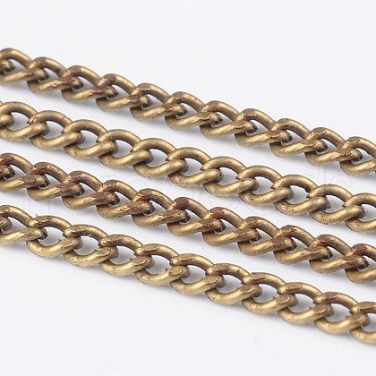 Iron Twisted Chains Curb Chains CHS002Y-AB-1