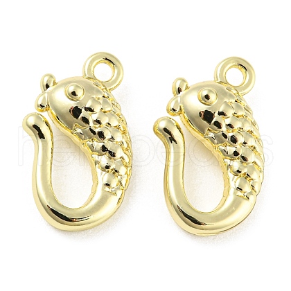 Rack Plating Alloy Pendants PALLOY-D023-20G-1
