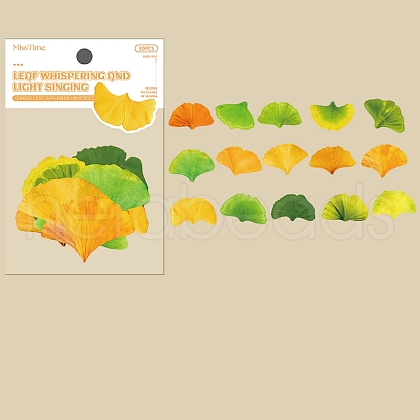 Plant Shape Sealing Stickers DIY-M075-02G-1