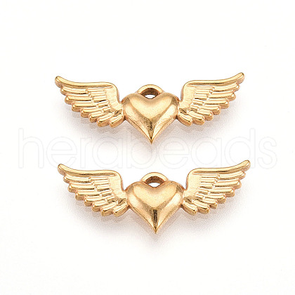 304 Stainless Steel Pendants STAS-N109-06G-1