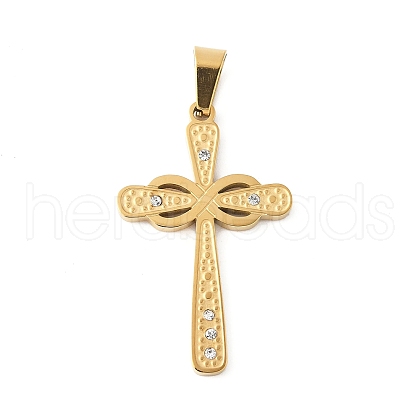 304 Stainless Steel Pendants STAS-R168-08G-1