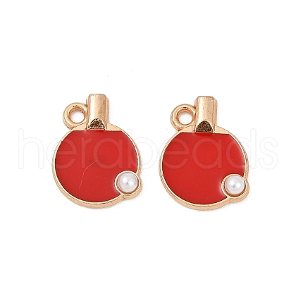 Alloy Enamel Pendants ENAM-V001-01A-KCG-1