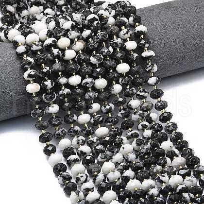 Natural Australia Zebra Jasper Beads Strands G-P573-A51-01-1
