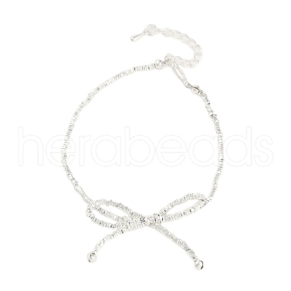 Brass Charm Bracelets for Women BJEW-F475-02P-1