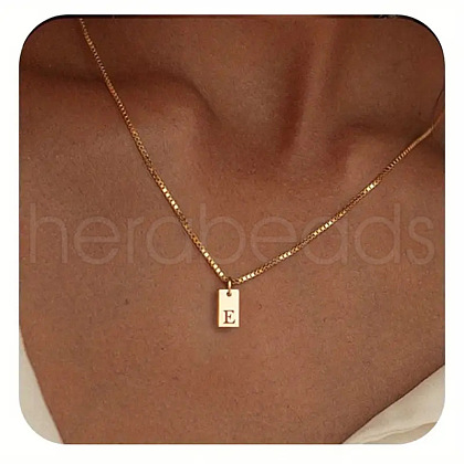 304 Stainless Steel Box Chain Necklaces FS-WG1FEB4-14-1