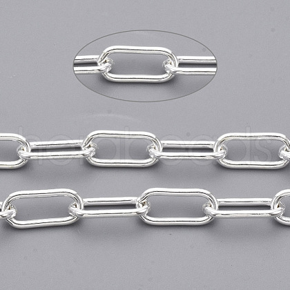 Unwelded Iron Paperclip Chains CH-S125-09A-S-1
