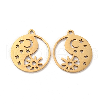201 Stainless Steel Pendants STAS-K251-058G-1
