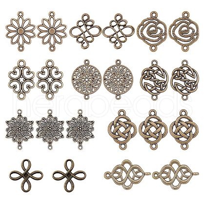 SUNNYCLUE Tibetan Style Links connectors TIBE-SC0001-09AB-NF-1