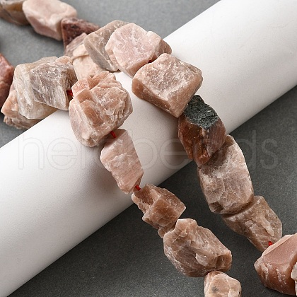 Natural Sunstone Beads Strands G-S386-C01-1