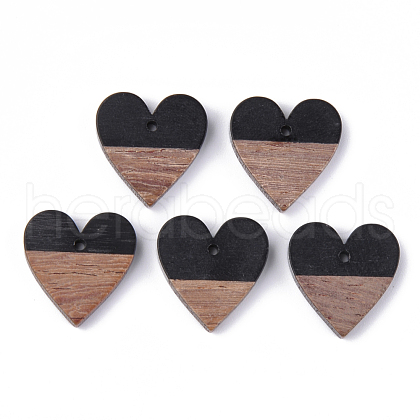 Resin & Walnut Wood Pendants RESI-S358-13-1
