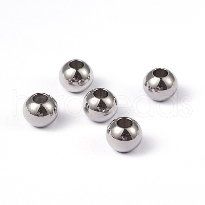 Tarnish Resistant 202 Stainless Steel Beads STAS-O091-C-04P-1-1