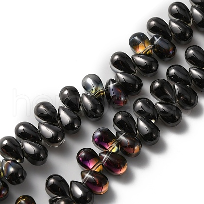Electroplate Glass Beads GLAA-WH0023-29F-1