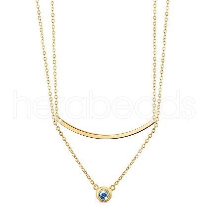 SHEGRACE 925 Sterling Silver Tiered Necklaces JN657B-1