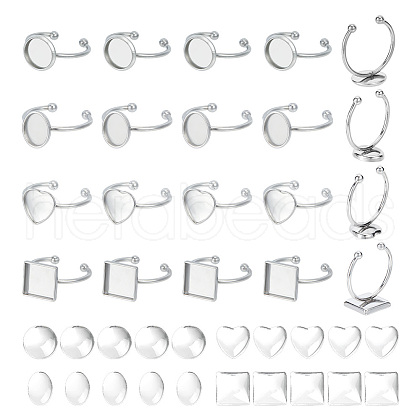 Unicraftale DIY Blank Cuff Ring Making Kit DIY-UN0005-53-1