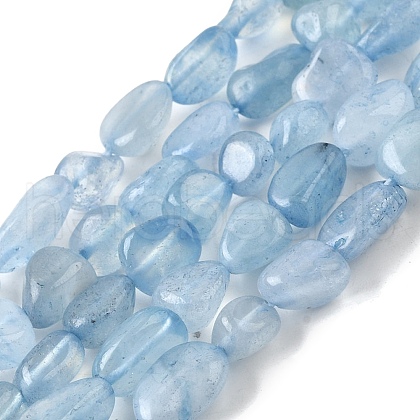 Natural Aquamarine Beads Strands G-D0004-A02-04A-1