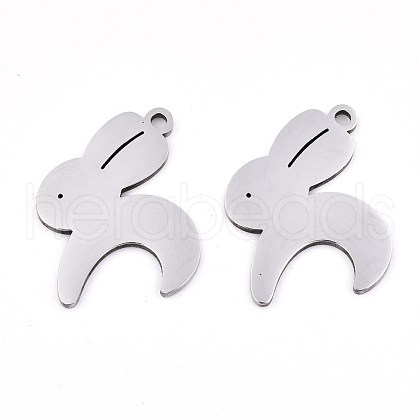 Non-Tarnish 201 Stainless Steel Pendants STAS-S081-018-1