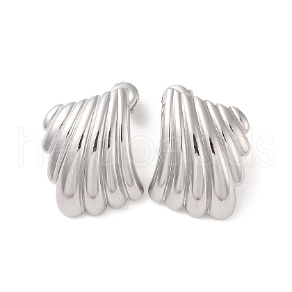 304 Stainless Steel Stud Earrings for Women EJEW-L272-032P-01-1