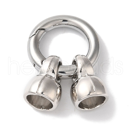 Ring Rack Plating Brass Spring Gate Rings KK-A225-05A-P-1