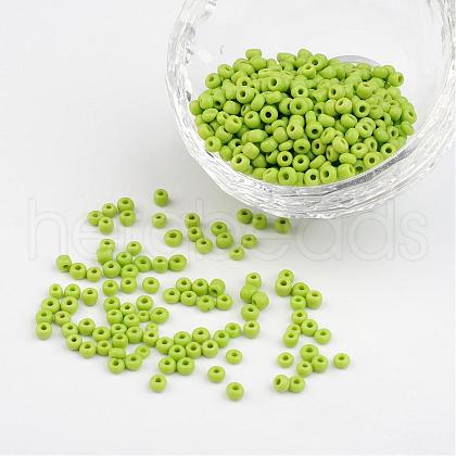 8/0 Opaque Colours Round Glass Seed Beads X-SEED-A010-3mm-44-1