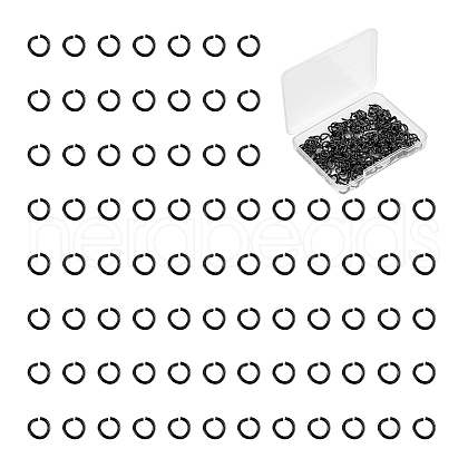 Unicraftale 200Pcs 304 Stainless Steel Open Jump Rings STAS-UN0058-44C-1