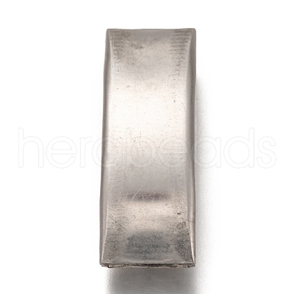 Non-Tarnish 304 Stainless Steel Slide Charms STAS-Z025-12P-1