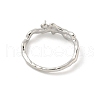 Brass Finger Ring Settings KK-G518-05P-3