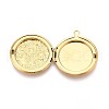304 Stainless Steel Locket Pendants STAS-N111-07G-3