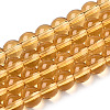 Transparent Glass Beads Strands GLAA-T032-T6mm-08-1