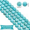  2 Strands Natural Howlite Beads Strands G-NB0003-15-6