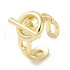 Brass Open Cuff Rings RJEW-Q778-44G-1