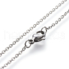 304 Stainless Steel Pendant Necklaces NJEW-L154-01GP-4
