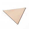 Triangle Rustic Boho Wooden Wall-Mounted Decorations AJEW-L091-B04-2