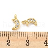 Rack Plating Brass Micro Pave Cubic Zirconia Charms KK-C038-02G-3