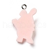 Opaque Resin Pendants RESI-D055-070P-3