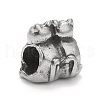 304 Stainless Steel European Beads STAS-G256-28AS-2