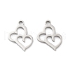 Non-Tarnish 316 Surgical Stainless Steel Charms STAS-Q314-21P-1