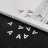 Tarnish Resistant 304 Stainless Steel Letter Charms STAS-O072-A-5