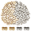 DICOSMETIC 100Pcs 2 Colors Zinc Alloy Slide Charms FIND-DC0004-96-1