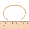 304 Stainless Steel Cuff Bangles for Women AJEW-P127-15G-5