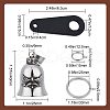 Gorgecraft DIY Motorcycle Bike Bell Making Kit for Lucky Keychain FIND-GF0003-65-2